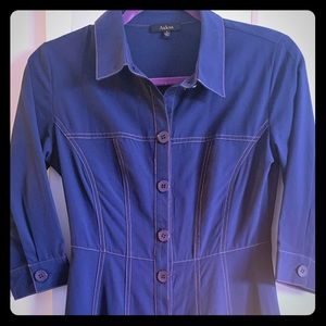 Blue bottom down dress